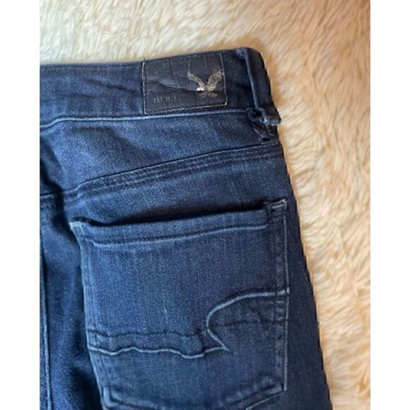 Dark Blue American Eagle Highrise Jeggings size 4 - Picture 10 of 14